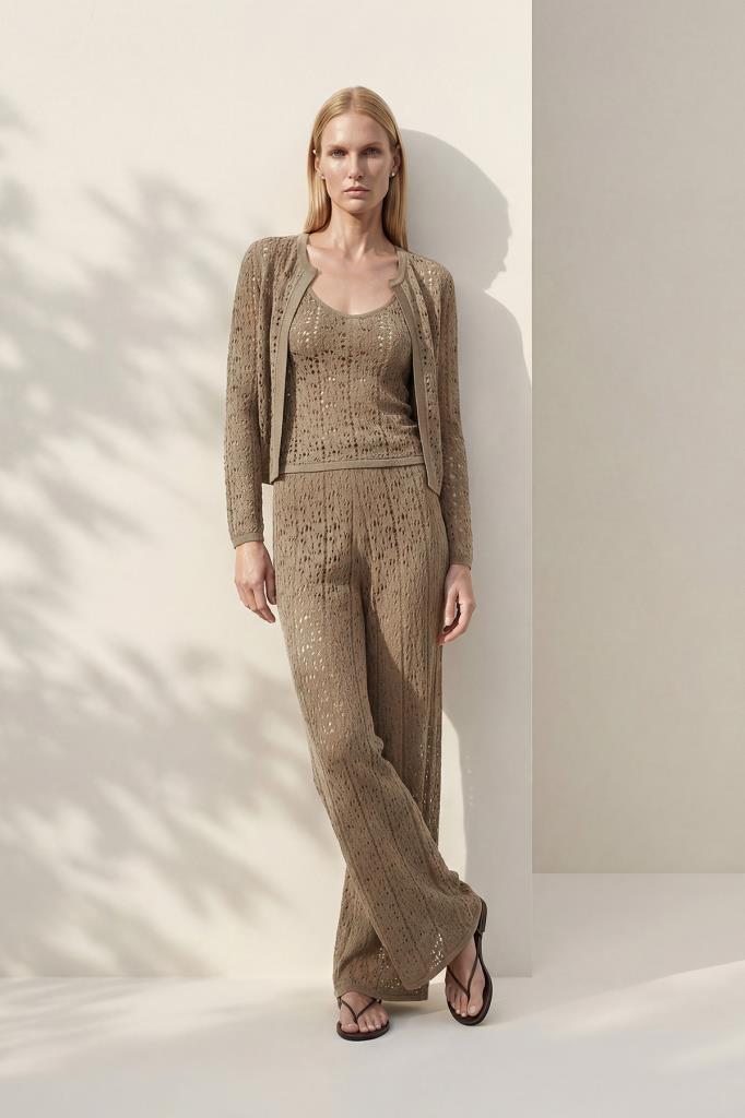 Openwork Mink Cardigan