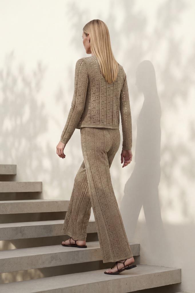 Openwork Mink Cardigan