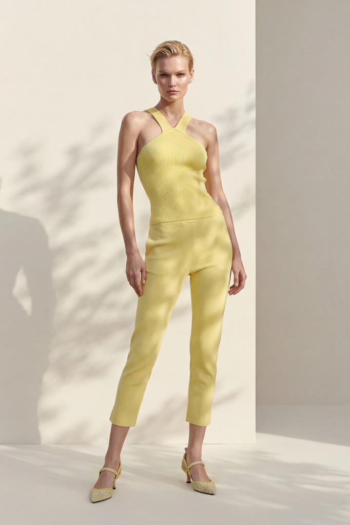Bow Yellow Top